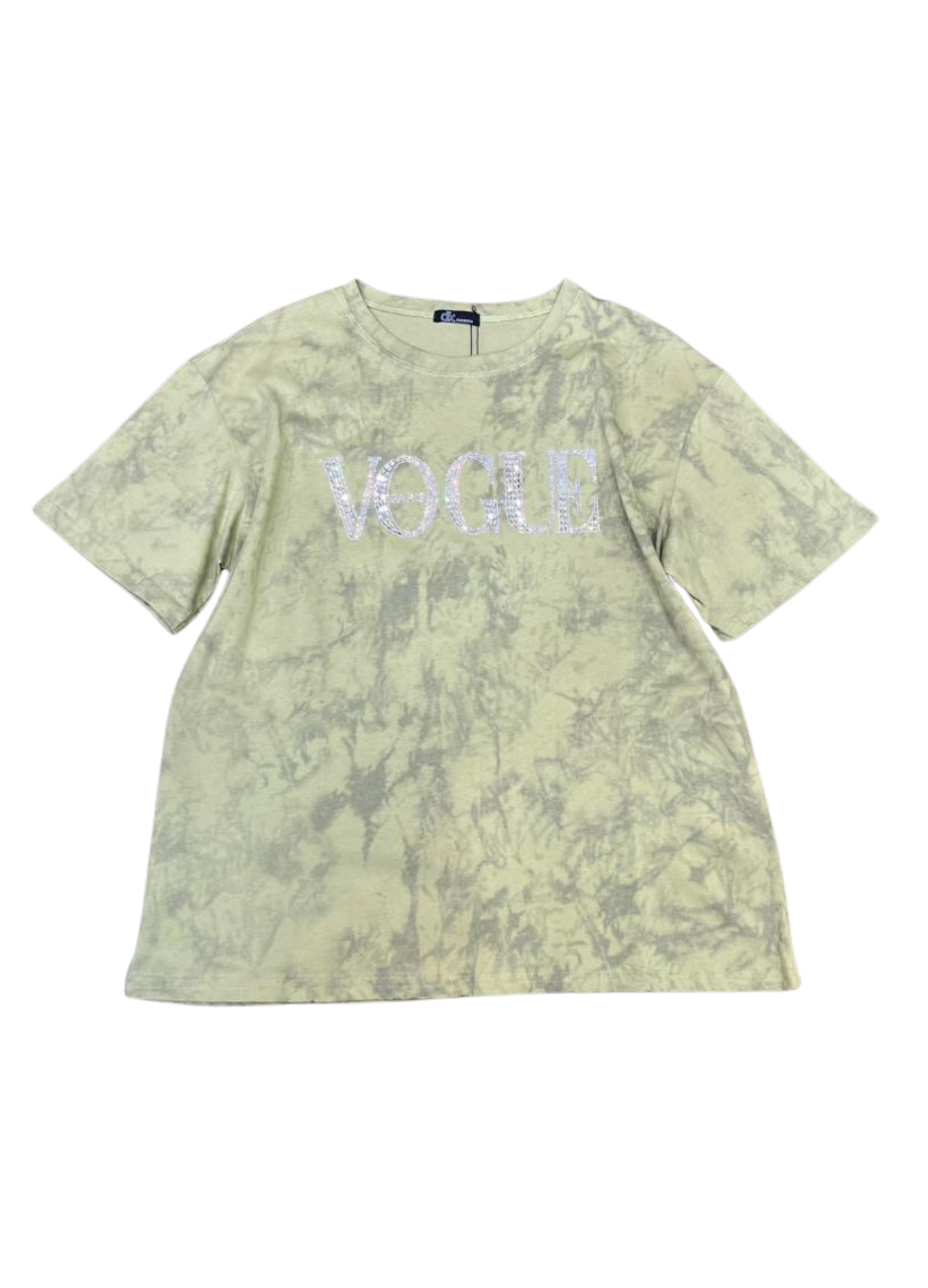 1001- VOGUE Paris Oversized Tie-Dye T-Shirt