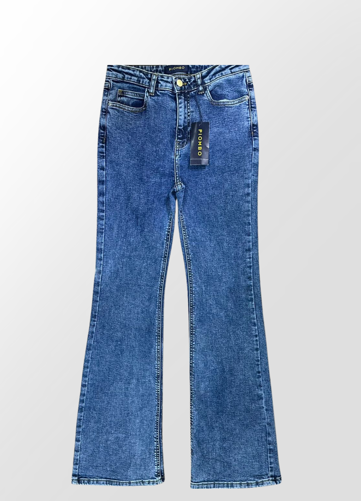 1050- Botton Flared Jeans - Ladies flared jeans