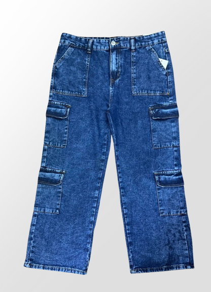 1049- ZR Jeans Cargo - Ladies Cargo jeans Pant