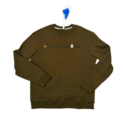 "लाइफ अन फेल आइल्याण्ड टुर" स्वेटशर्ट