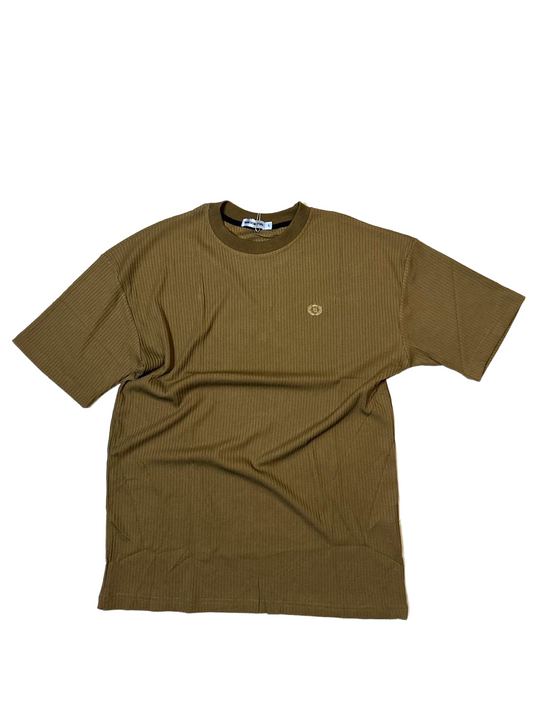 Unisex  Waffle Knit Short Sleeve Tshirt