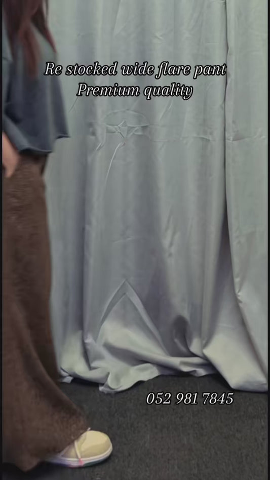 257- JYC Premium Brushed Wide Leg Ladies Pant