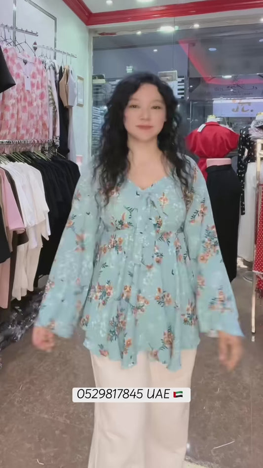 4382 - Summer Milano Floral Tops