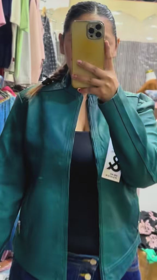 1169- Leather Jacket - ladies leather jacket