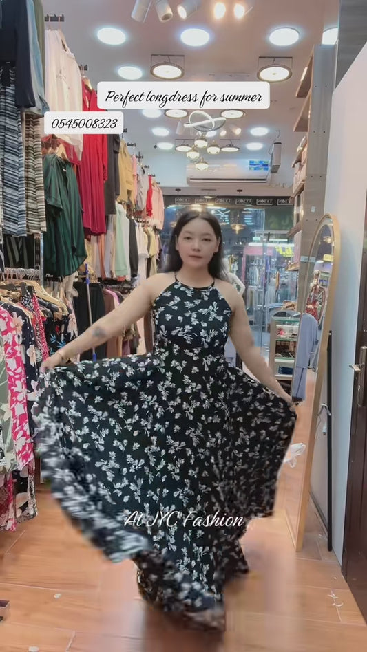 4337- Long Gown Style Dress - Summer Long Dress