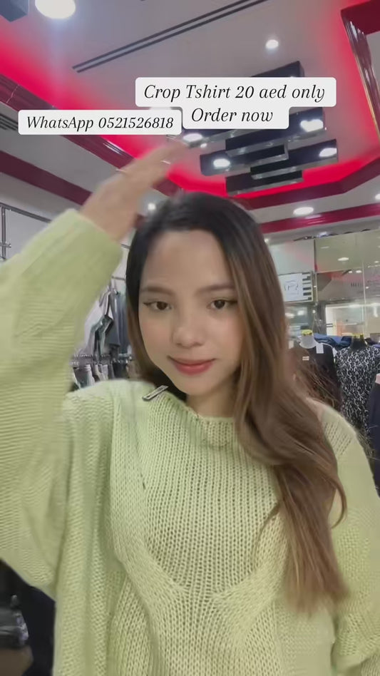 1800 -  Lining Crop Top